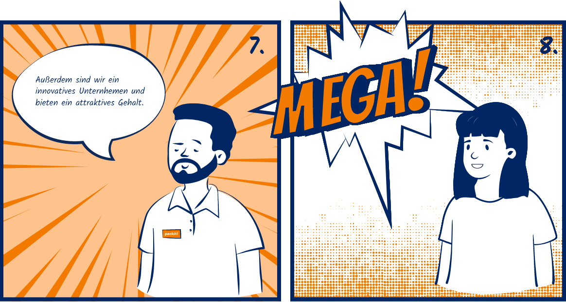 plappermaul referenz packit comic Lehre