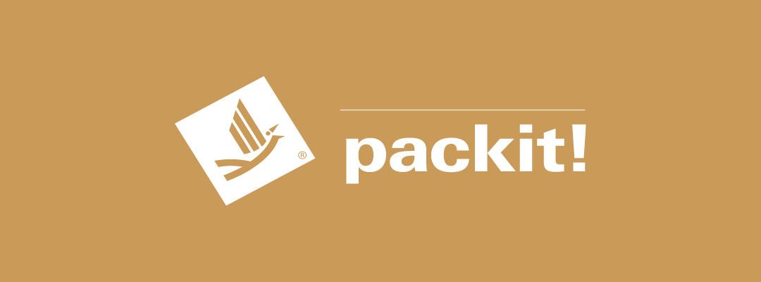 Plappermaul referenz packit logo auf gold responsive