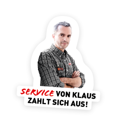 plappermaul referenz umseckbesser Sticker Klaus